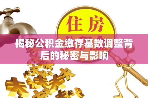 廊坊揭秘公积金缴存基数调整背后的秘密与影响