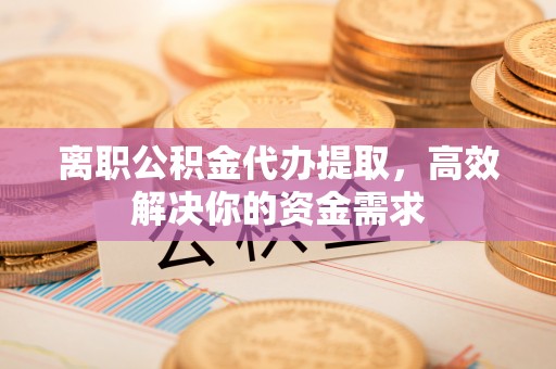 廊坊离职公积金代办提取，高效解决你的资金需求