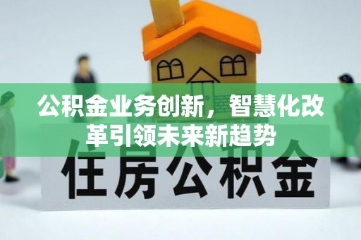 廊坊公积金业务创新，智慧化改革引领未来新趋势
