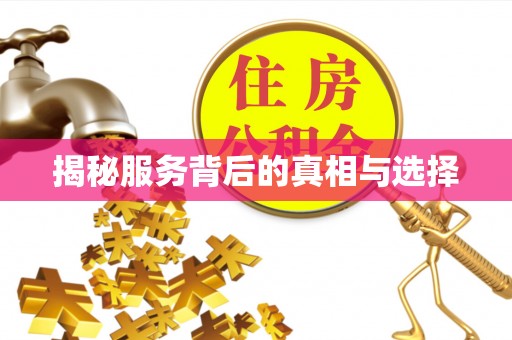廊坊揭秘服务背后的真相与选择