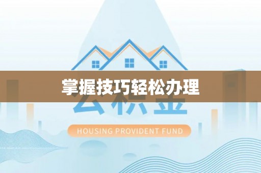 廊坊掌握技巧轻松办理