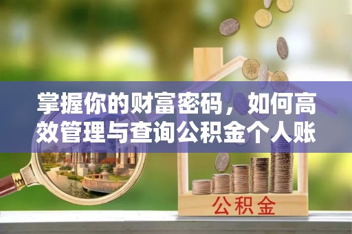 廊坊掌握你的财富密码，如何高效管理与查询公积金个人账户信息