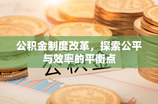 廊坊公积金制度改革，探索公平与效率的平衡点